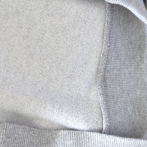 The North Face fleece hoodie gray small - Picture 6 of 7